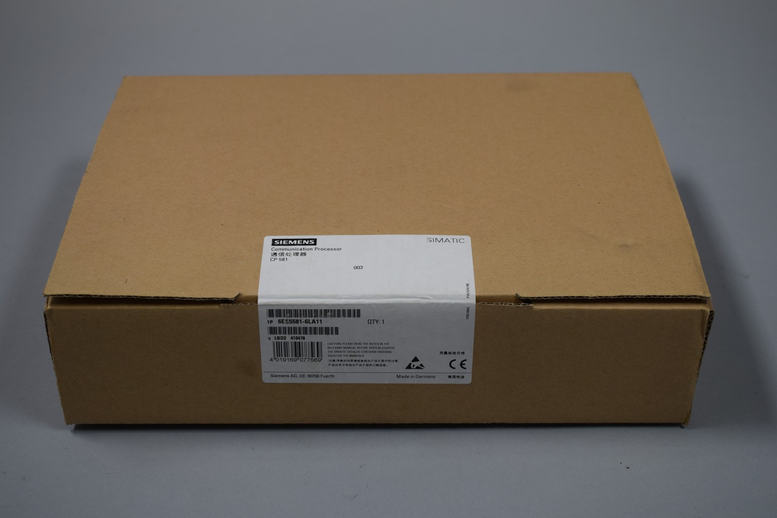 New Siemens 6ES5581-6LA11 [24 Months Warranty]