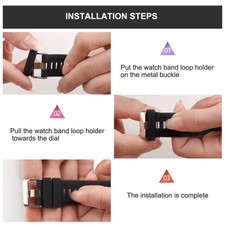 8 Pack 22Mm Band Keepers for Garmin Garmin Forerunner 945/935/Fenix 5/Fenix 6/Fe — image 5