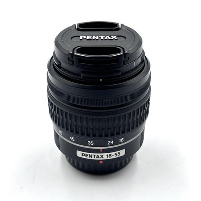 SMC Pentax DA L 18-55mm f/3.5-5.6 AL Zoom Lens w/Caps - Excellent!