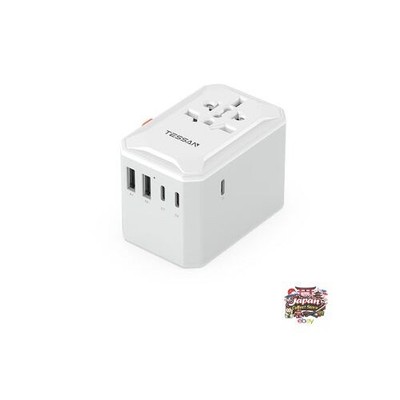 TESSAN Reiseadapter Multi-Type für den internationalen Einsatz Universal Stec...