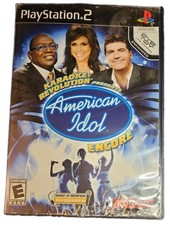 08 Playstation 2 American Idol Karaoke Revolution Encore Song Video Game Rated E