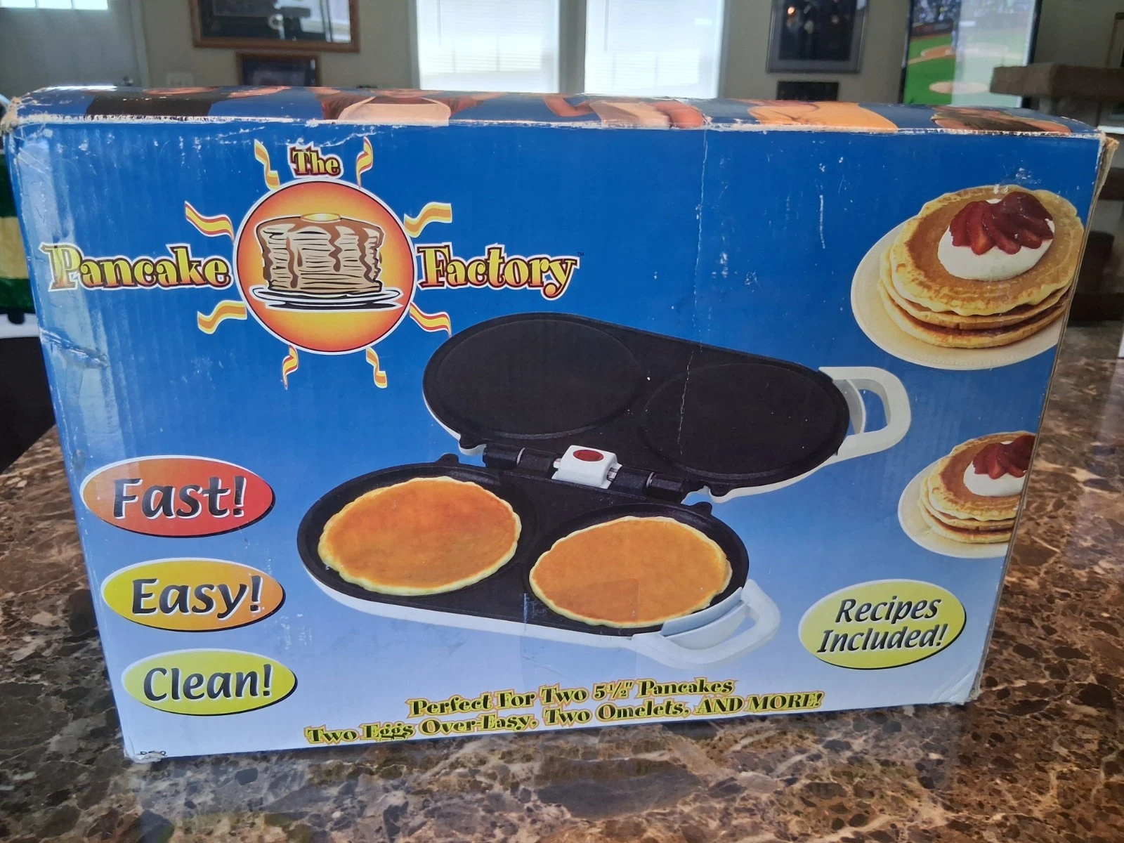 NEW The Pancake Factory Pancakes Omelets Eggs Cooker NEVER USED Rare