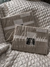 Image of Kylie Minogue Pair of  GIANNA TRUFFLE Square Pillowcases, 65 x 65 cm, BNIP