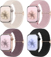 Armband Geflochten Elastisch Nylon Sport FüR Apple Watch 38-42Mm Damen Herren