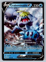 Crabominable V 076/264 Fusion Strike Holo Ultra Rare