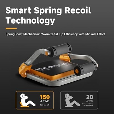 Ab Trainer/Crunch Machine, Ab Workout Equipment, 4