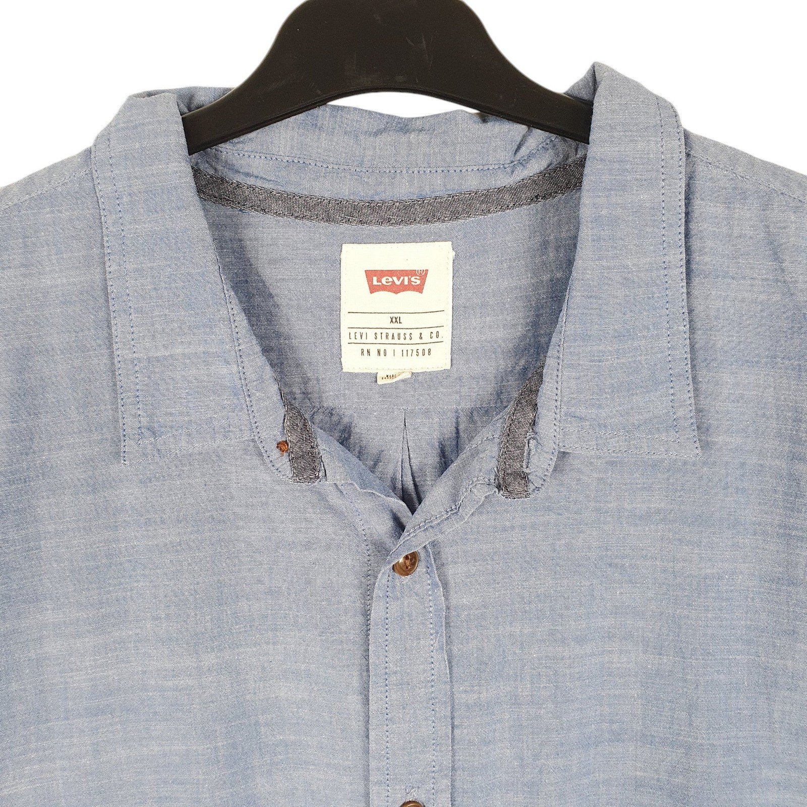 Levis Casual Short Sleeve Regular Fit Cotton Shirt L image 2