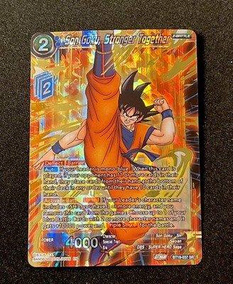 Son Goku, Stronger Together (BT19-037 SR) - Gold Foil Dragon Ball Super 