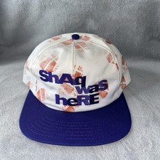 Vintage Shaq Was Here Pepsi Reebok Snapback Hat 90s Made In USA Basketball