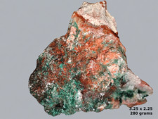 Calcite and Malachite, Bisbee, Arizona, Ex. Jim Parrish