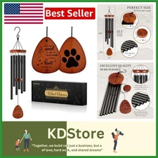 Pet Memorial Wind Chime for Dogs Cats Sympathy Gift 25.5in Outdoor Garden Decor