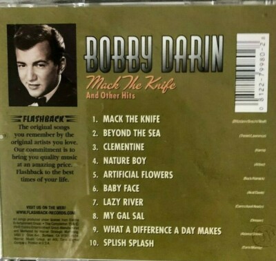 BOBBY DARIN...Mack the Knife and Other Hits (CD)