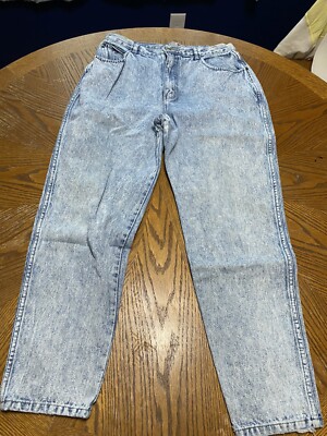 Vintage Stefano International Acid Wash Tapered Denim Jeans 32 x 29in