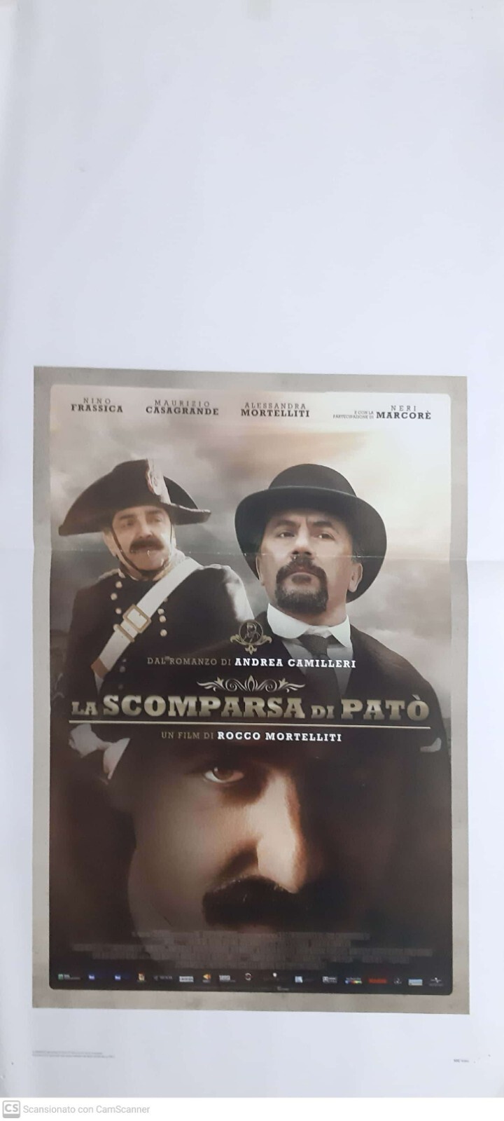 Locandina originale film La scomparsa di Patò (2012) - Regia di Rocco Mortelliti