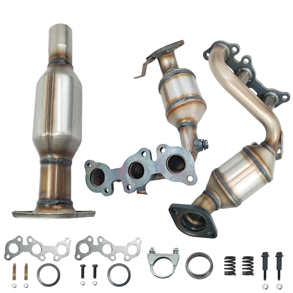 3x Catalytic converter For 2004 2005 2006 Toyota Sienna/ Lexus RX330  3.3L FWD Foto 4 de 4