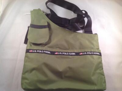 US Polo Assn. Messenger Cross Body bag  Green  New