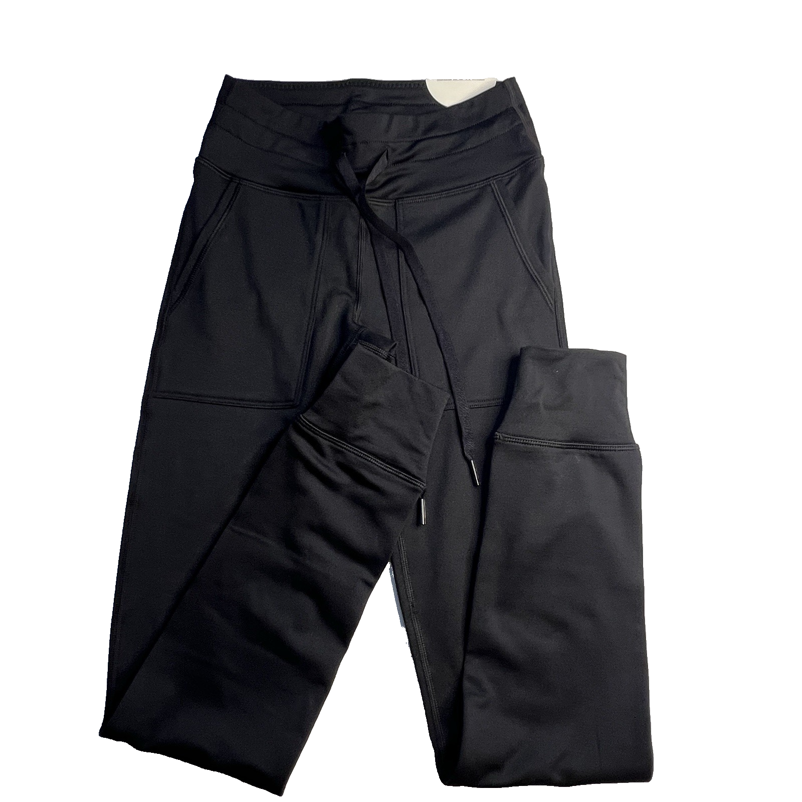 Aerie Offline Drawstring Warm Up Leggings Black XS NWT Gym Athletic Outdoor