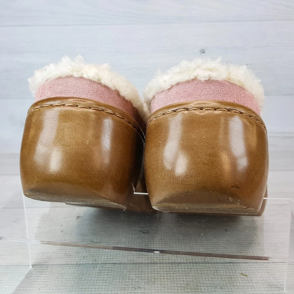 Zapatos Zueco Naturalizer Sin Cordones 10M Rosa Gamuza Cuero Forrado de Vellón #S63 154N52 Foto 4 de 4