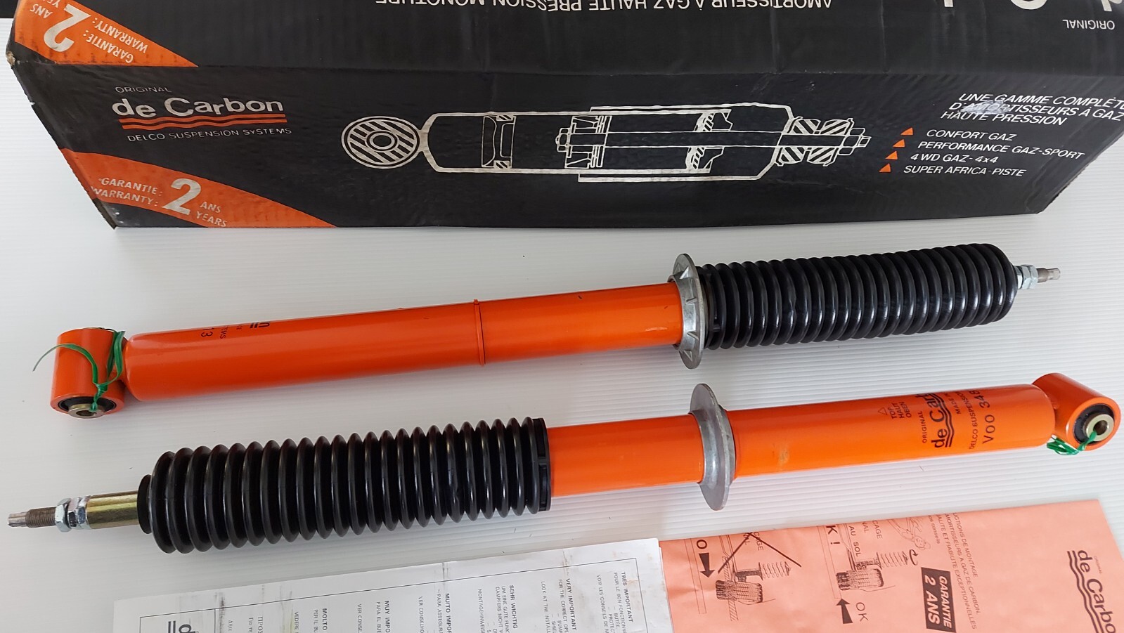 Shock absorbers (2x) rear, for SEAT V00 3481 13 eBay