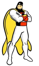 Space ghost sticker coast to coast skate cell laptop bumper vinyl decal