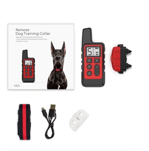 2600FT Electric Dog Shock Collar Waterproof Rechargeable Pet Anti-Bark Training - Picture 3 of 4