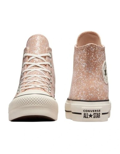 CONVERSE-Nuove-Donna Dusty Cinder Chuck Taylor All Star Lift Ciao A09422C-Taglia 7 - Foto 6 di 11
