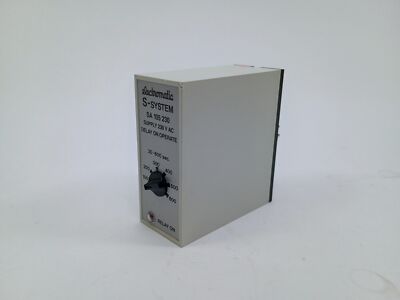 Electromatic SA 105 230 30-600 sec. 230 VAC Relay. Delay on Operate