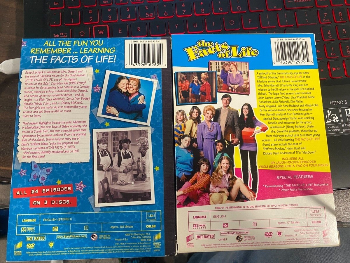 THE FACTS OF LIFE Complete Season 1,2,3 DVD VERY GOOD CONDITION | eBay