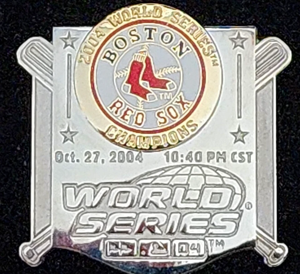 2004 Boston Red Sox World Series Ltd Edt Pin numbered 255 of 2004 By Peter David - Image 2 of 4