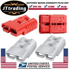 175A Battery Quick Connect Disconnect Plug Winch Terminal Connector 600V 1/0AWG