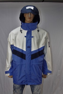 Authentic Helly Hansen Men's matchrase nylon windbreaker jacket US XL 