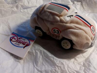 NEW! Disney Herbie Love Bug #53 Car 6'' Mini Bean Bag Plush