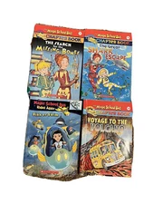 The Magic School Bus Chapter Books Kids Soft-back Books Shark, Bones, Voyage Etc
