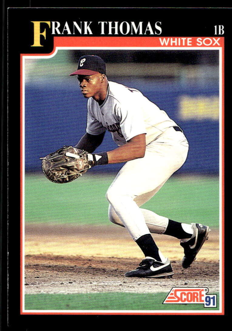 1991 Score 840 Frank Thomas Chicago White Sox UER Baseball Card eBay