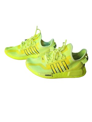 adidas NMD_R1 V2 Shoes - Unisex - Solar Yellow / Core Black / Cloud White - 6.5