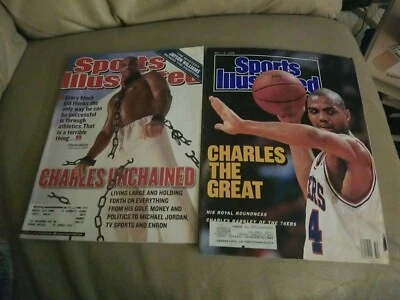 2 Charles Barkley Sports Illustrated Magazine March 11, 2002 December 12, 1988 - Image 1 of 2