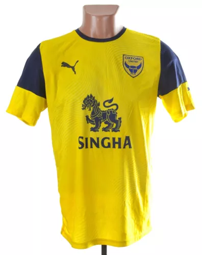 OXFORD UNITED 2018/2019 HOME FOOTBALL SHIRT PUMA SIZE M ADULT