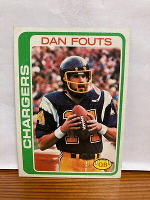 Dan Fouts 1978 Topps - Football Card San Diego Chargers