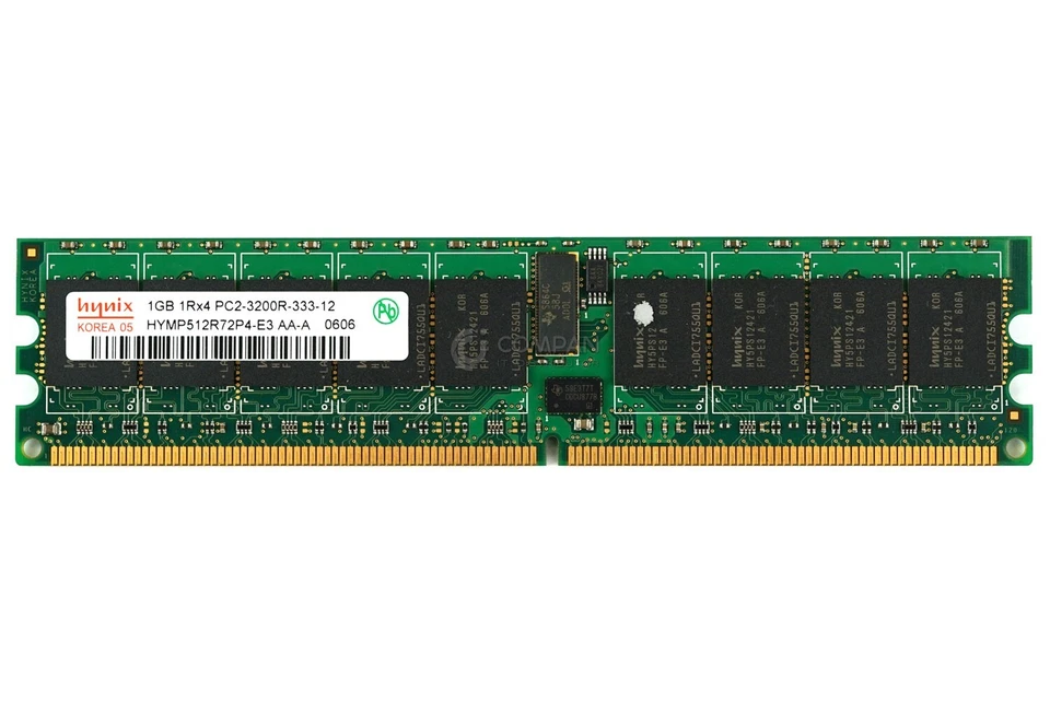 HYMP512R72P4-E3 HYNIX MEMORY 1GB 1RX4 PC2 3200R DDR2 - Image 2 of 4