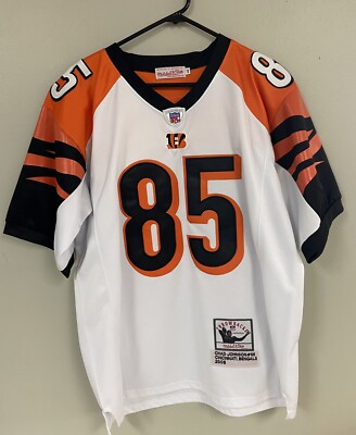 Maillot Chad Ochocinco Johnson #85 Cincinnati Bengals - Enfant Garçon Jeunesse XL, Orange Reebok