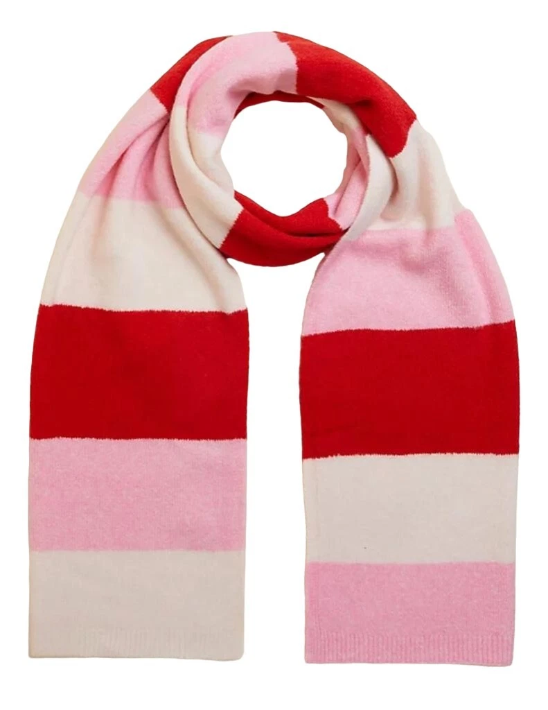 red pink scarf