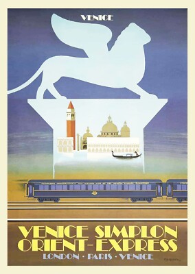 Venice-Simplon Orient Express 04 (A4 - 210 x 297 mm - 8,25 Zoll x 11,75 Zoll).