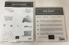 Stampin Up Hello Cupcake Photopolymer Stamp Set w/ Call Me Framelits Dies Bundle