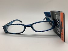 Foster Grant Women's Reading Glasses  1.75 Brynna Blue W/ Soft Case READERS