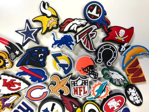 Dijes de la NFL compatibles para cocodrilos y zapatillas (fútbol americano de la NFL los 32 equipos) - Imagen 3 de 6