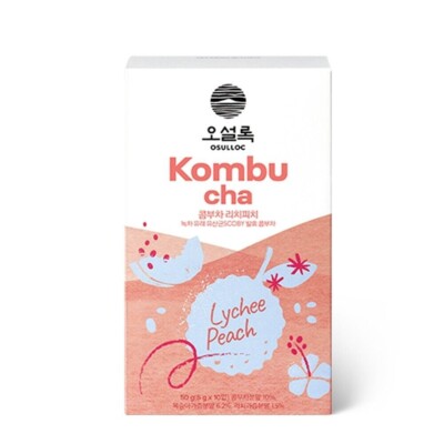 OSULLOC NEW Kombucha Lychee Peach Iced Tea 10T
