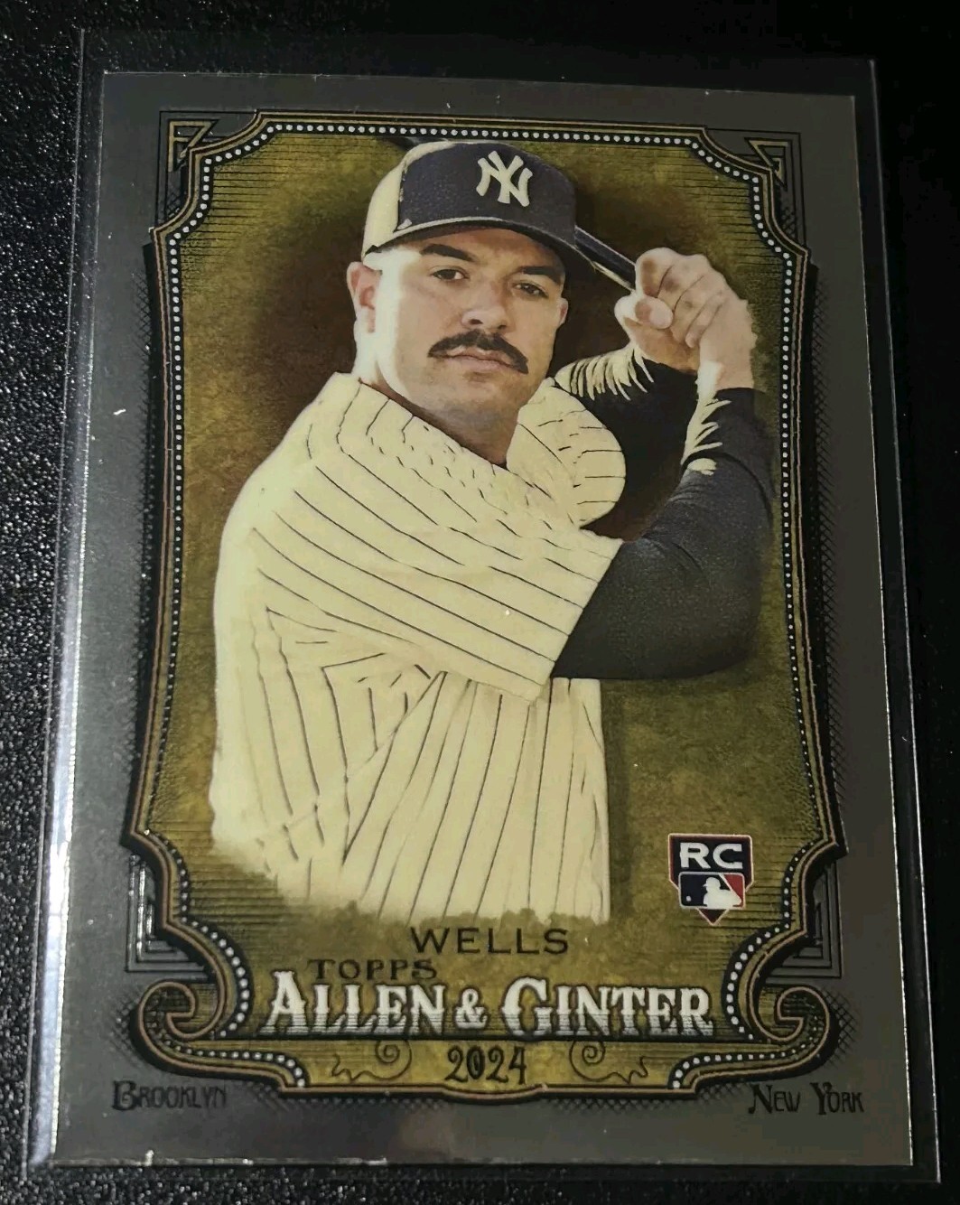 2024 Topps Allen & Ginter Chrome #53 Austin Wells RC New York Yankees