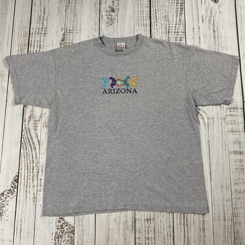 VTG 90S INTEX ARIZONA USA EMBROIDERED SOUTHWESTERN TOURSIT SHIRT NATIVE SIZE XL