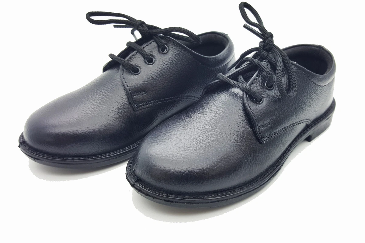 NIÑOS NIÑOS NIÑOS ZAPATOS DE CUERO REAL ZAPATOS NEGROS CON CORDONES VESTIDO DE FIESTA TALLA ESCUELA / REINO UNIDO | eBay