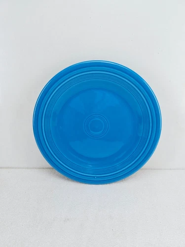 DINNER PLATE peacock blue HOMER LAUGHLIN FIESTA 10.5" NEW